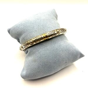 Brighton Silver and Gold Accented Aries Bracelet Magnetic Closure